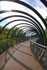 Fotografen in Oberhausen: Blick durch und über Spiralbrücke