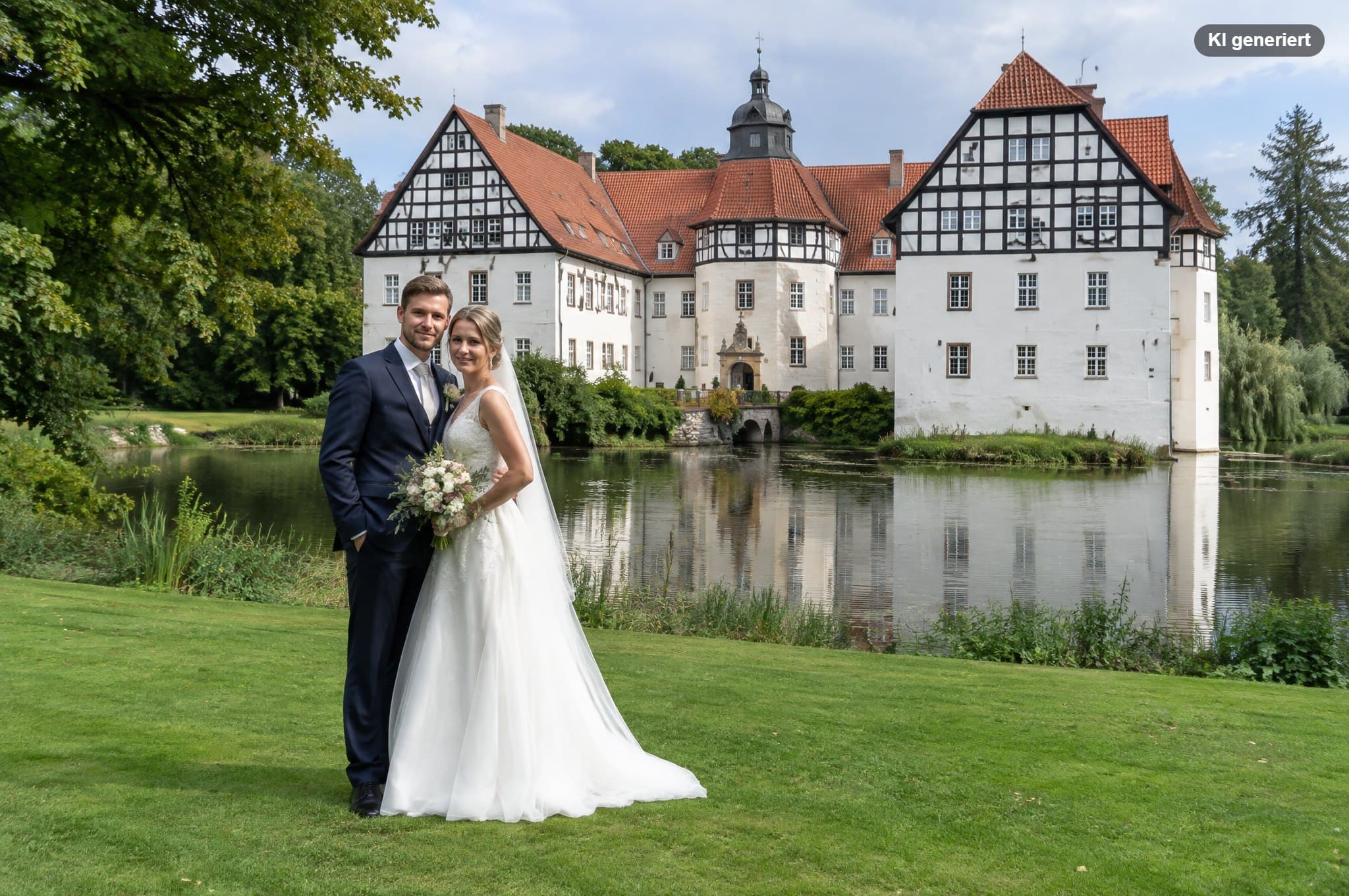 Hochzeitsfotograf Reinbek: Schloss, Sachsenwald und der Haken mit dem Wohnsitz