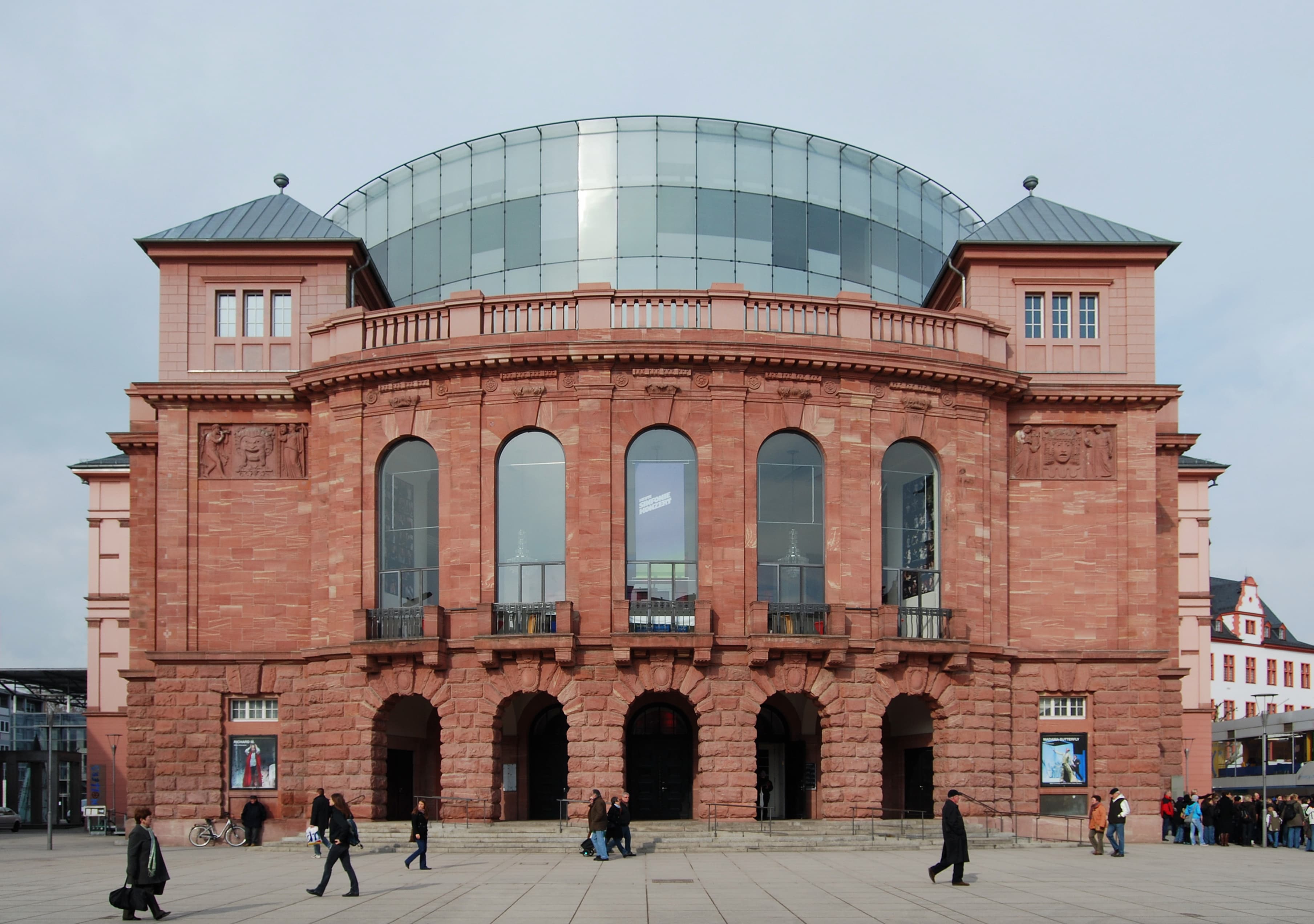 Staatstheater Mainz – Glashaus — Hochzeitsfotos in Mainz