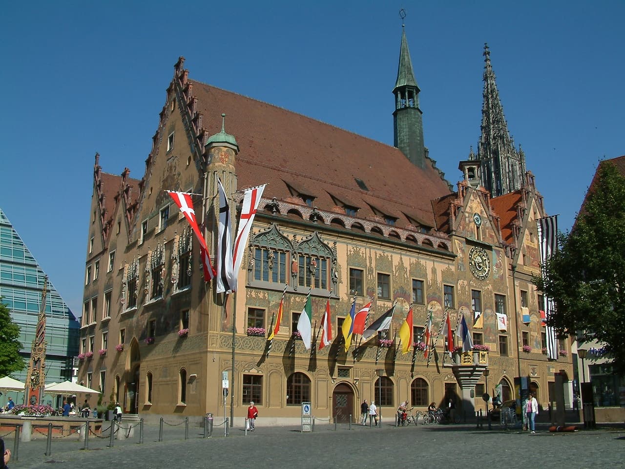Rathaus Ulm — Hochzeitsfotos in Ulm