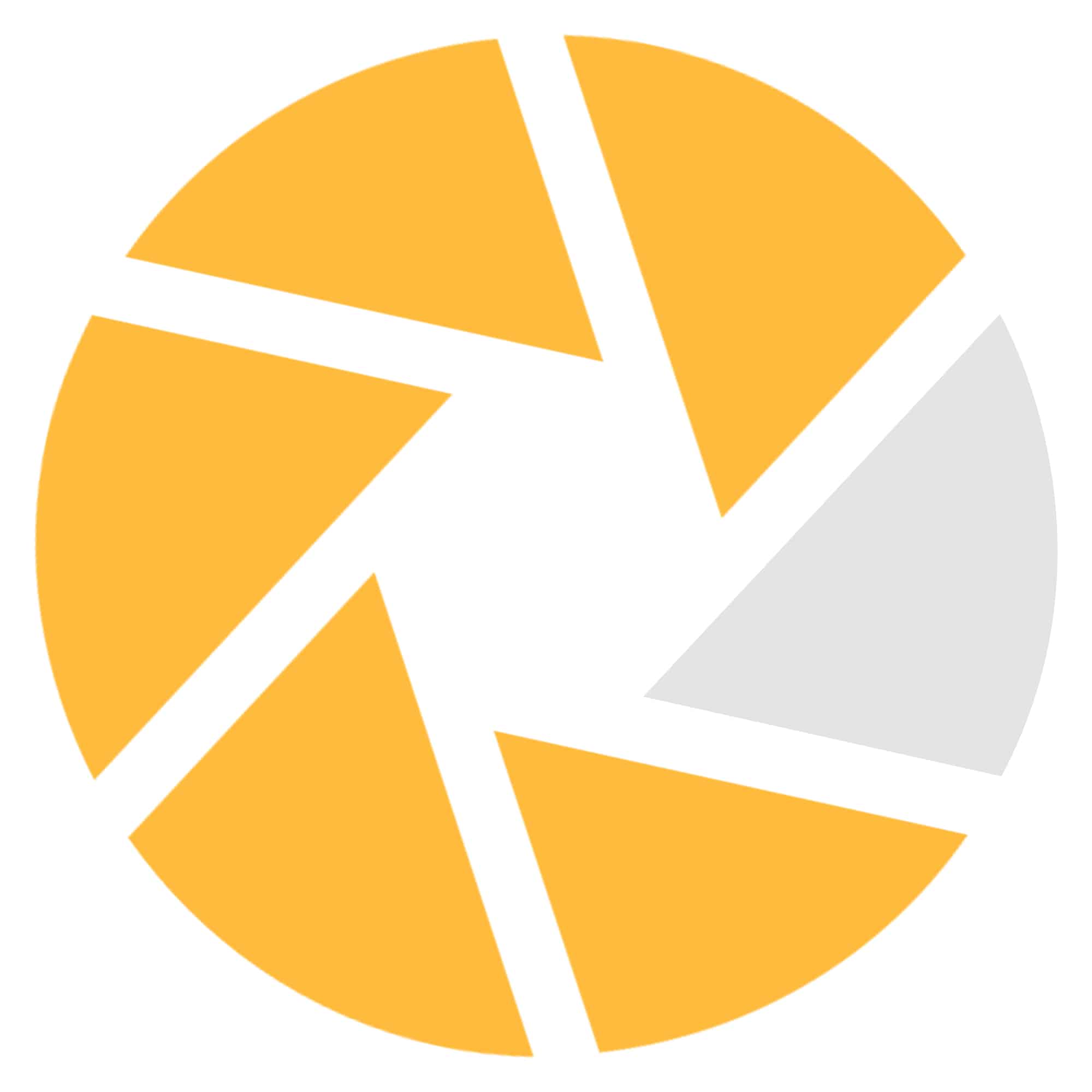 Markenlogo von LET IT CLICK - Leuchtendes Gelb und Reinweiß für eine dynamische und frische Unternehmensdarstellung.